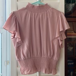 Smocked neckline Blouse
